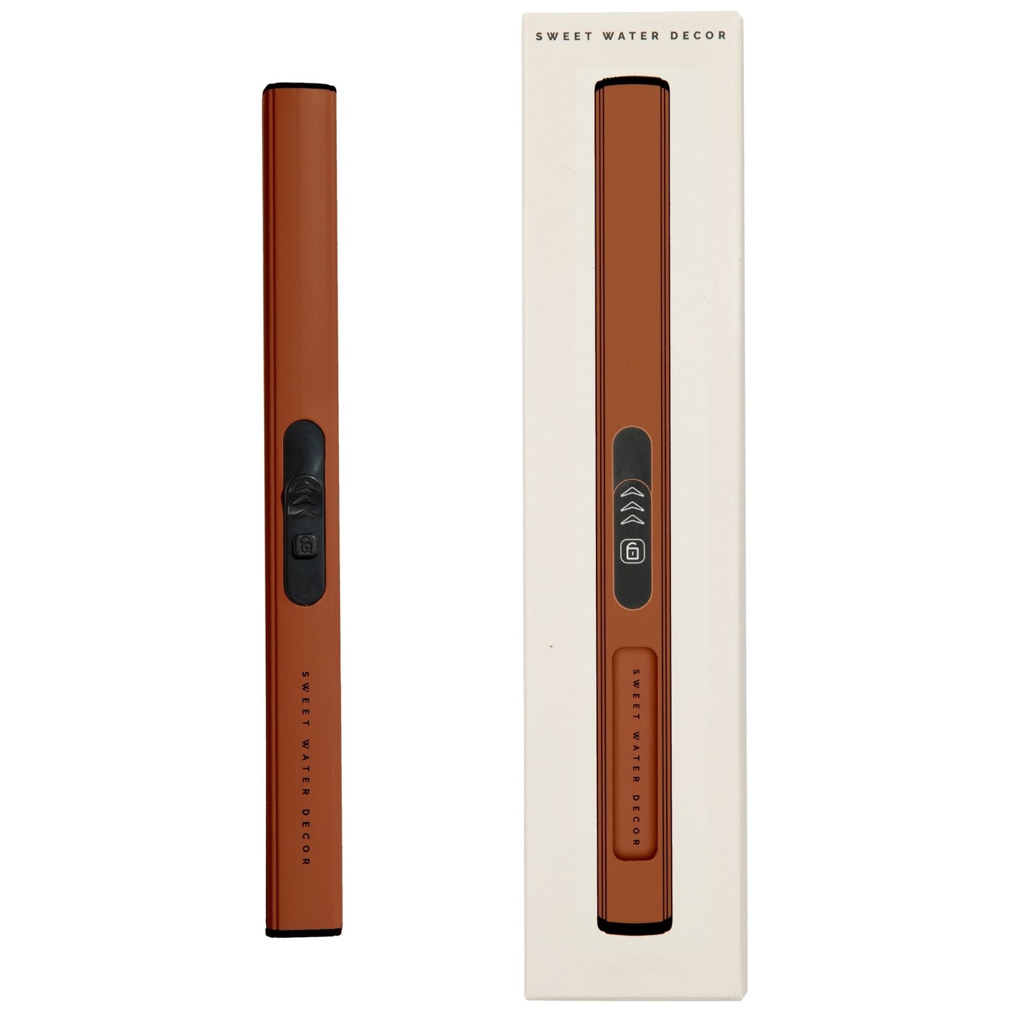 Burnt Orange Electric Lighter – Rechargeable Lighters