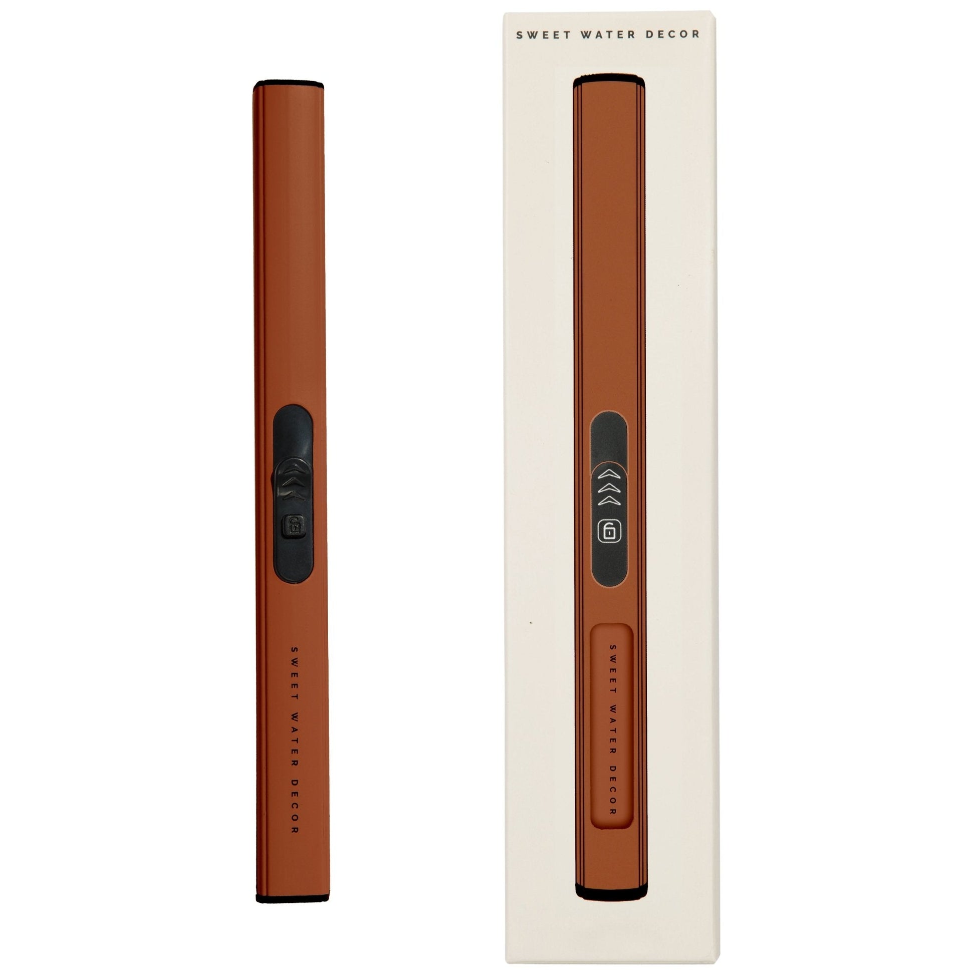 Burnt Orange Electric Lighter – Rechargeable Lighters