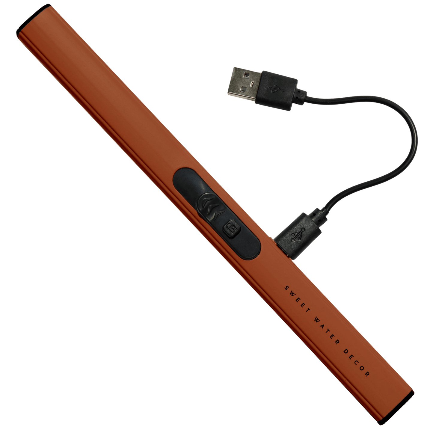 Burnt Orange Electric Lighter – Rechargeable Lighters