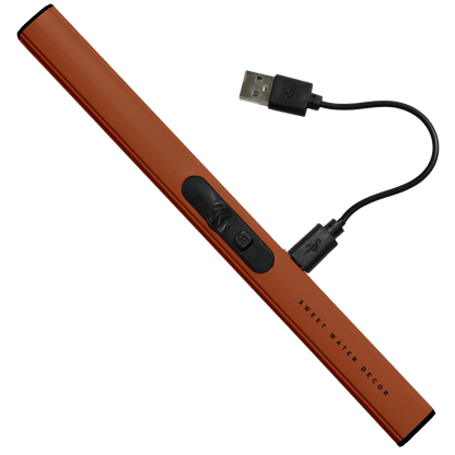 Burnt Orange Electric Lighter – Rechargeable Lighters