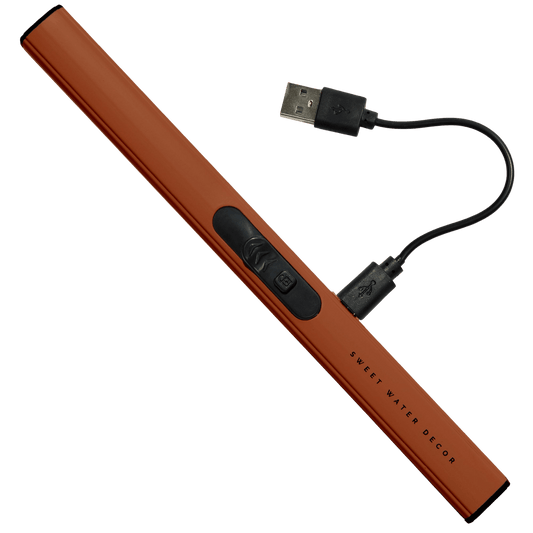 Burnt Orange Electric Lighter – Rechargeable Lighters