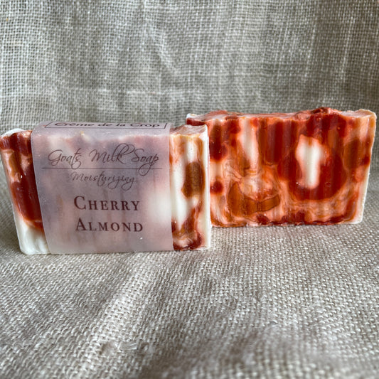 Goats Milk Soap - Cherry Almond –