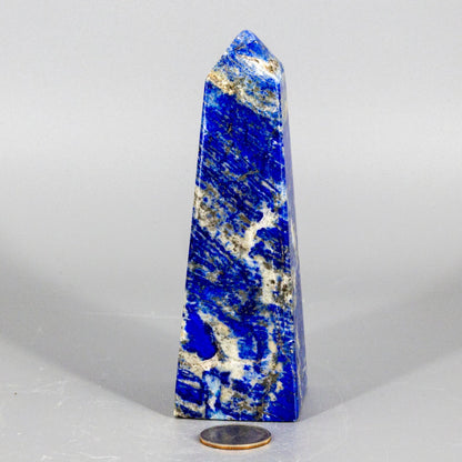 Lapis Lazuli Obelisk Tower – Lapis Lazuli 486g - 5.25"H x 1.75"W Towers