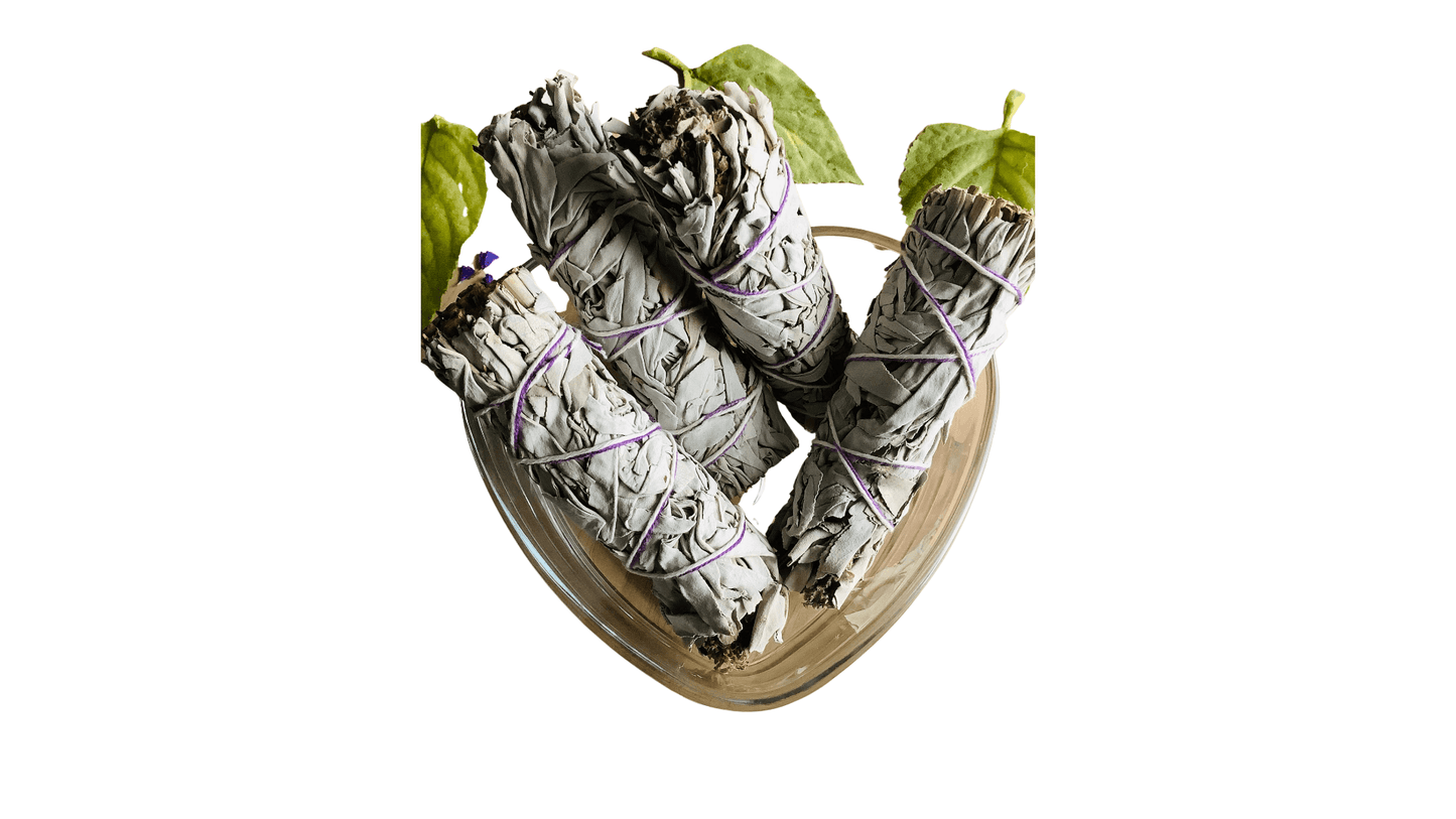 White Sage & Lavender - 4" - Native-Owned, Sustainably Harvested