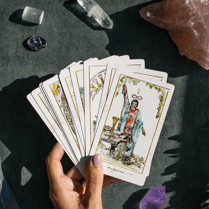 LEARN TAROT BUNDLE - Modern Hue Tarot Deck & Decoding the Cards – Book