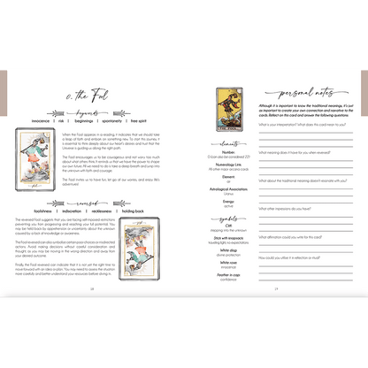 LEARN TAROT BUNDLE - Modern Hue Tarot Deck & Decoding the Cards – Book