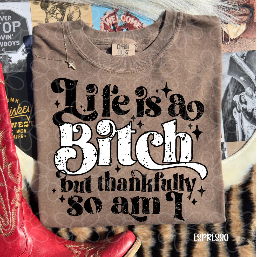 Life Is A Bitch But Thankfully So Am I Tee