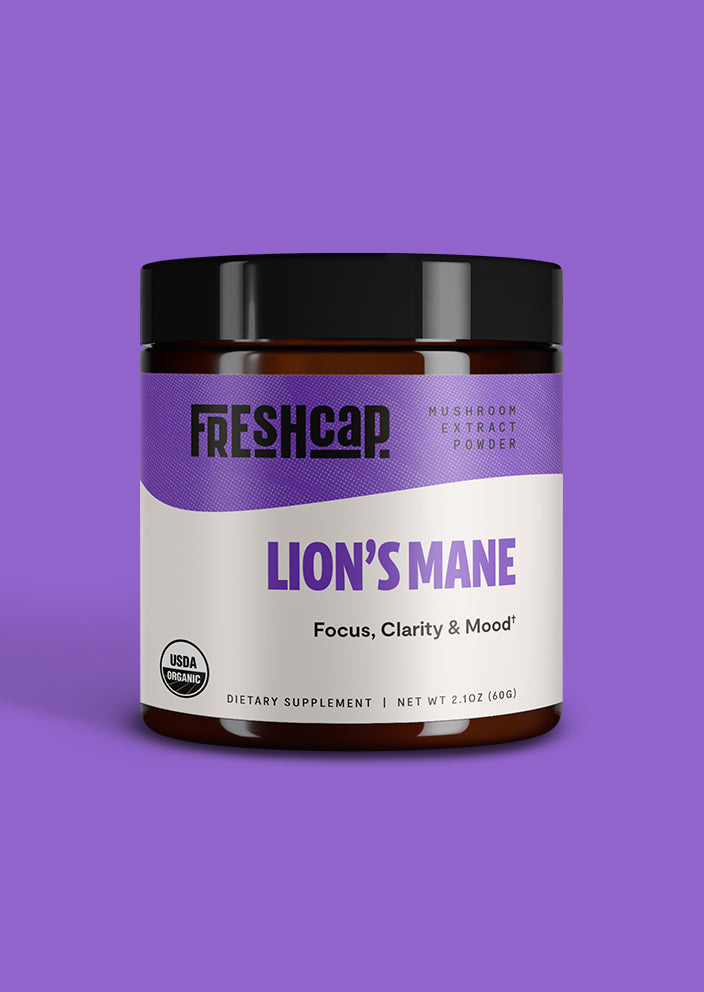 Lion's Mane Mushroom Extract Powder – 14,000mg Triple-Extract for Focus