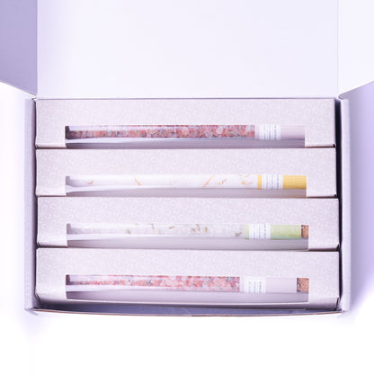 Natural Bath Salts Gift set in 8 Glass Tubes, Luxurious Bath Experience – FAVORS