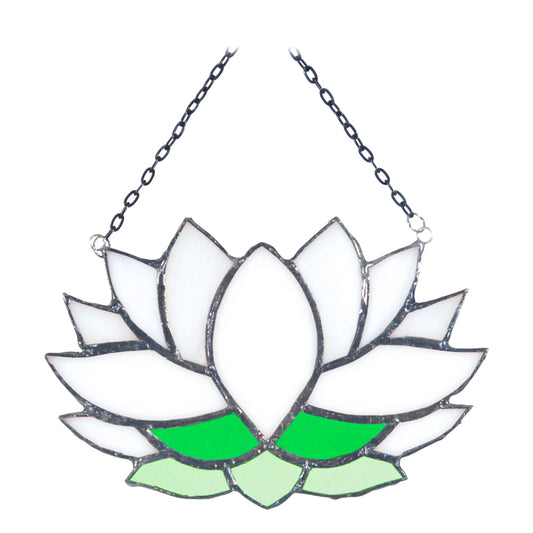 Small Lotus Stained Glass