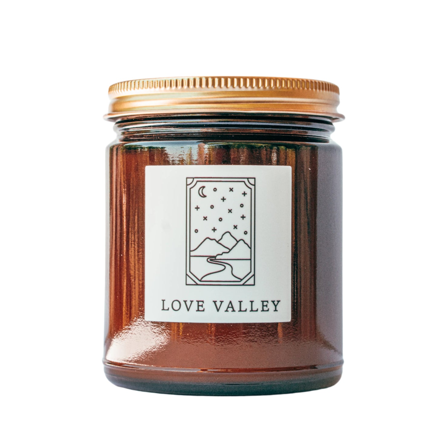 Love Valley Candle – Orange Rose Patchouli – Large Fine Fragrance Candle