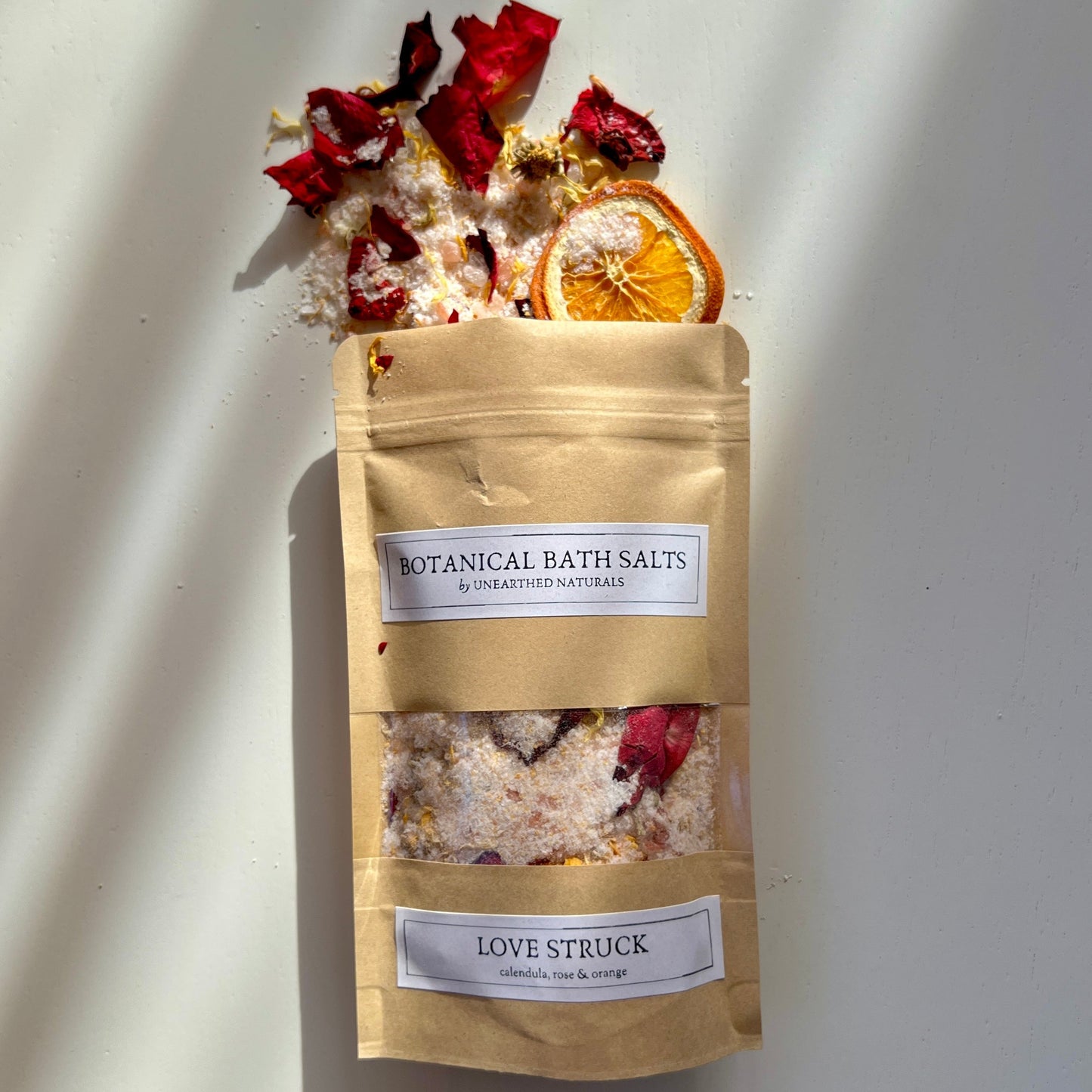 LOVE STRUCK - Calendula, Rose & Orange Botanical Bath Salts – Bath Salts