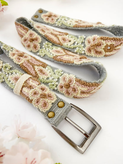 Luisa Emboidered Skinny Belt – belt