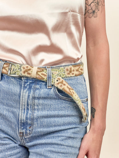Luisa Emboidered Skinny Belt – belt