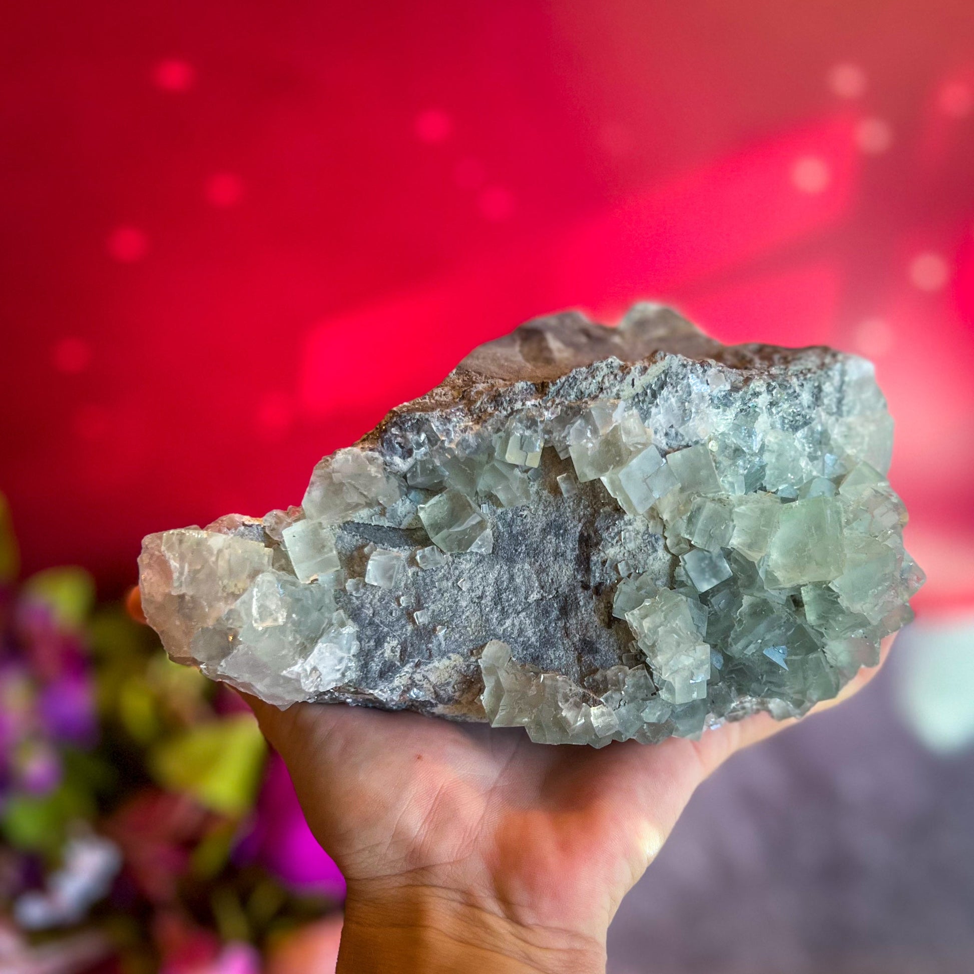 Light Green Cubic Fluorite from China –