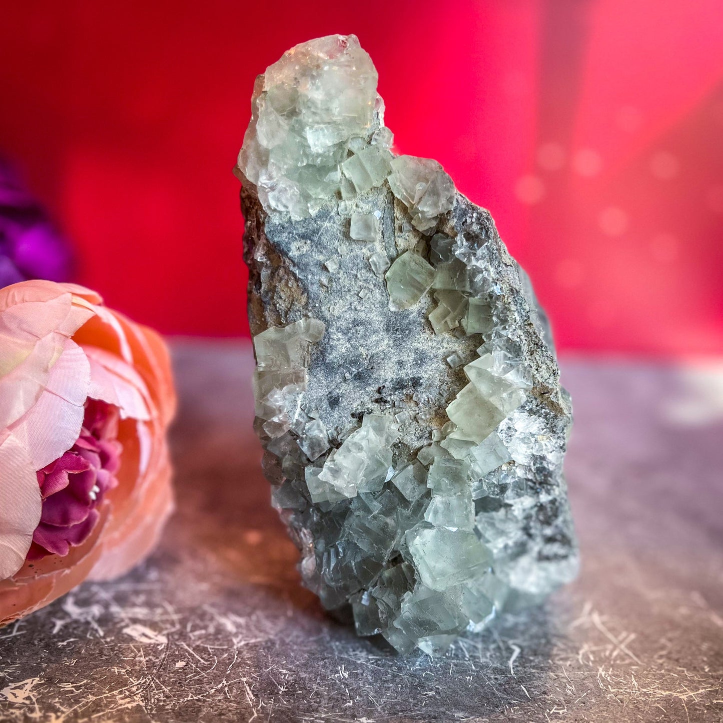 Light Green Cubic Fluorite from China –