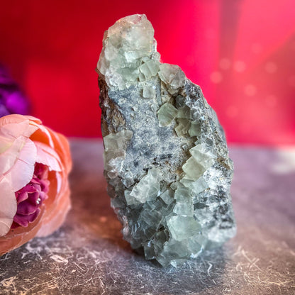 Light Green Cubic Fluorite from China –