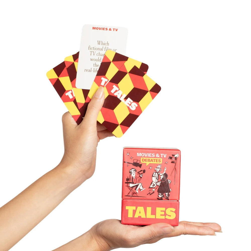 Tales TV & Movies Edition Conversation Card Game – 150 Debates