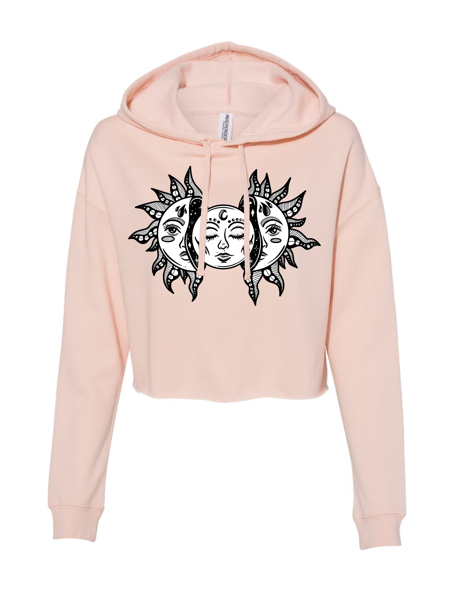 Sun and Moon · Cropped Hoodie