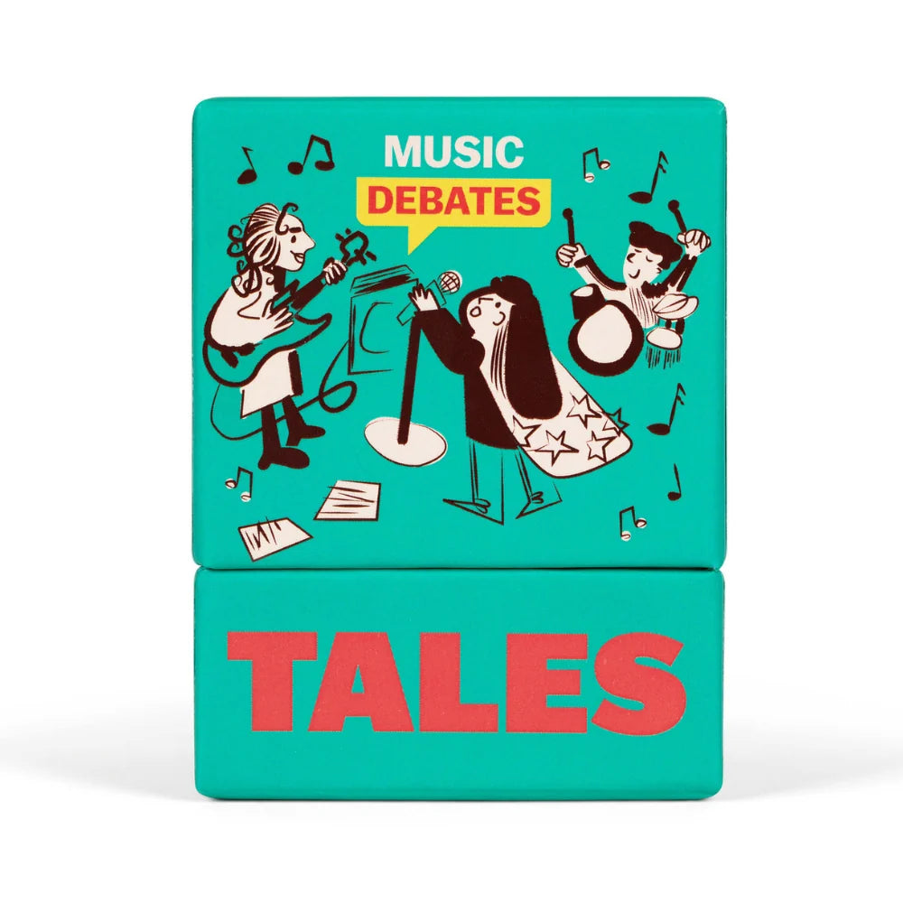 Tales Debates Music Conversation Card Game – 150 Questions