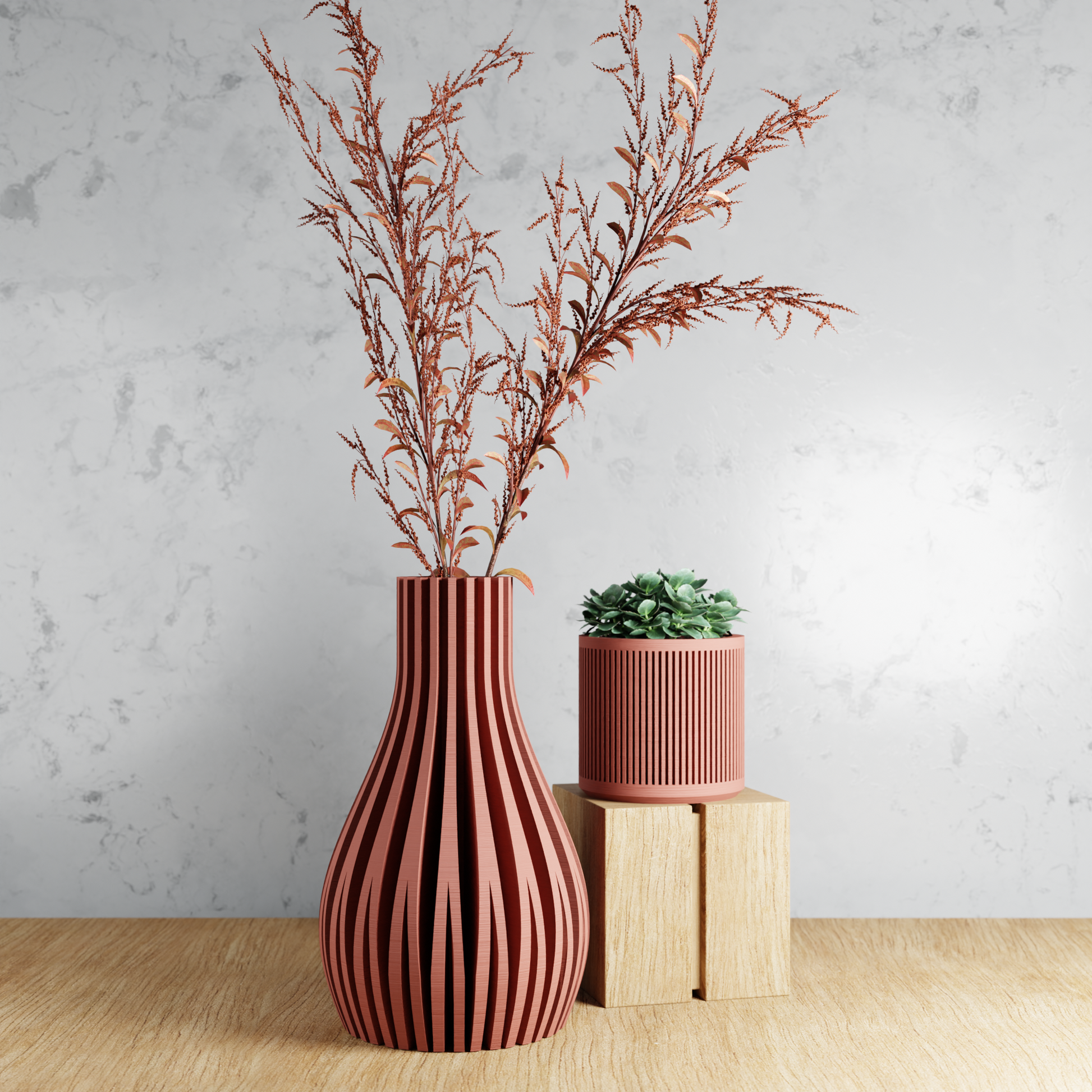 WILLOW Vase – Terracotta Vase