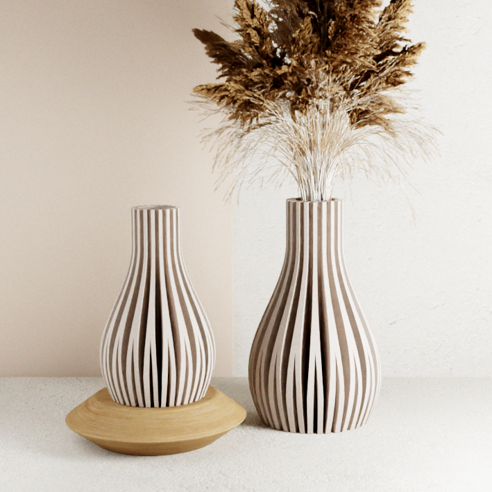 WILLOW Vase – Muted White Vase