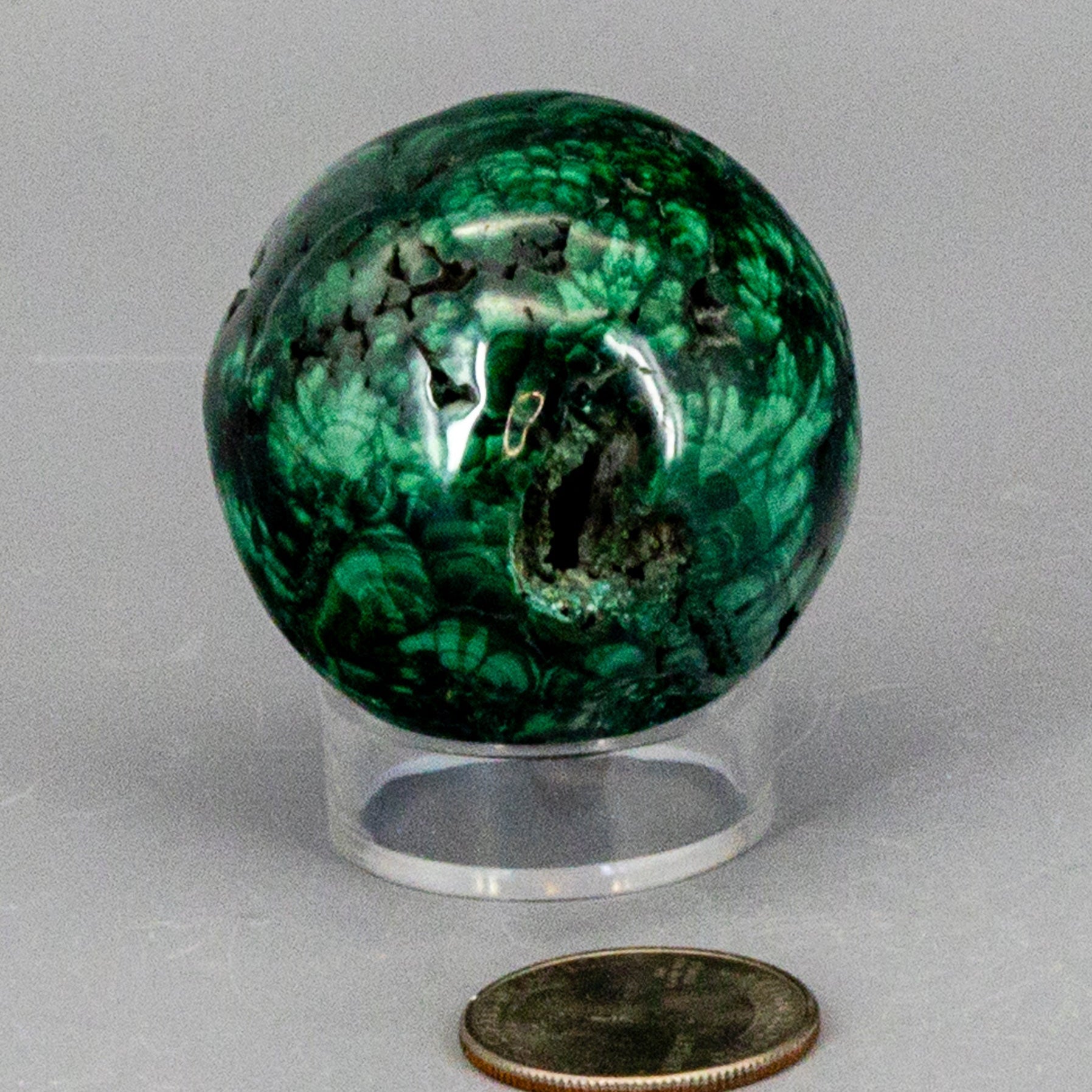Malachite Sphere, Protective Healing Crystal – Spheres