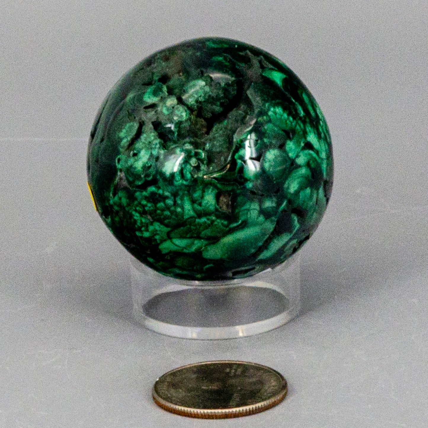 Malachite Sphere, Protective Healing Crystal – Malachite 170g - 54mm Diameter Spheres