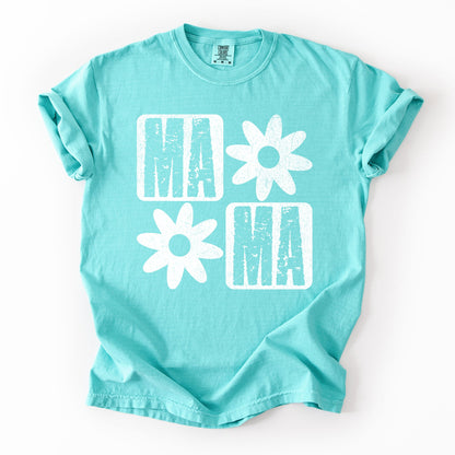 Mama, Minimalist, Graphic, Flowers, Mother's Day Tshirt Comfort Colors T-Shirt – Chalky Mint T-Shirt