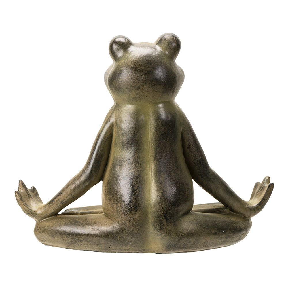 Meditating Yoga Frog – Statue