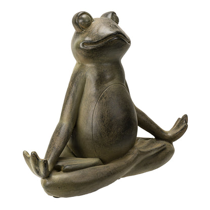 Meditating Yoga Frog – Statue
