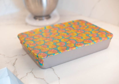 Beeswax Food Wrap - Sunrise Shell Print