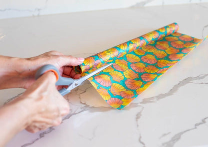 BULK ROLL Beeswax Wrap - Shells Print