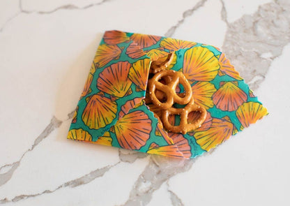 BULK ROLL Beeswax Wrap - Shells Print