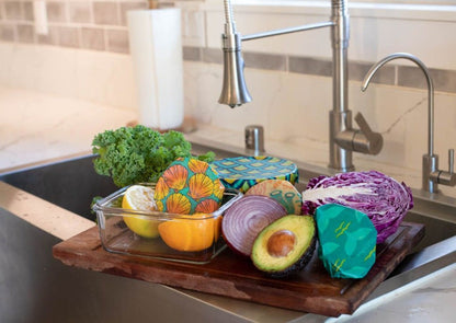 BULK ROLL Beeswax Wrap - Shells Print