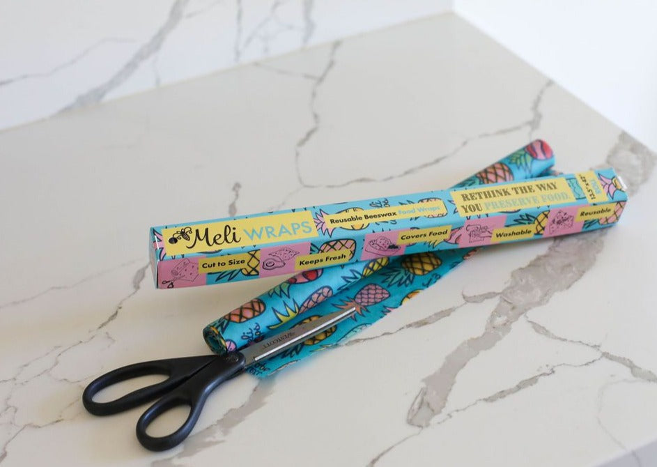 Beeswax Wrap Bulk Roll - Pineapple Print – Beeswax Rolls