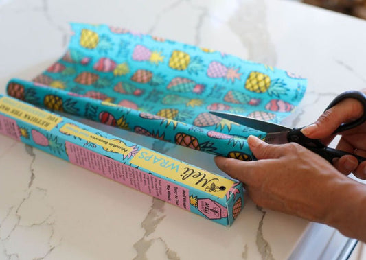 Beeswax Wrap Bulk Roll - Pineapple Print – Beeswax Rolls
