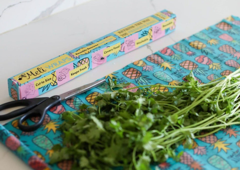 Beeswax Wrap Bulk Roll - Pineapple Print – Beeswax Rolls