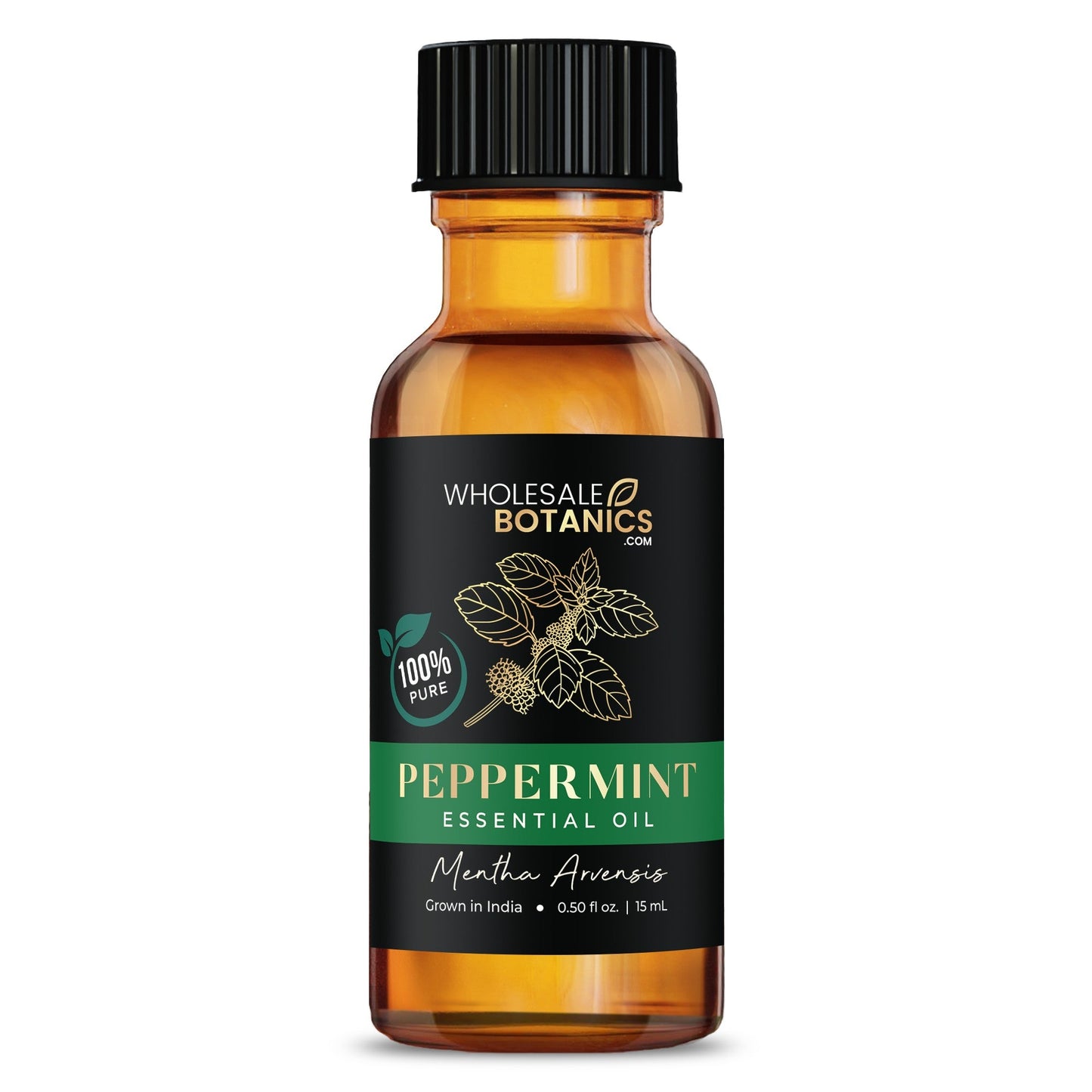 Peppermint Essential Oil – Mentha Arvensis .5 oz Essential_Oil
