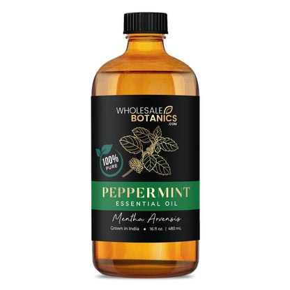 Peppermint Essential Oil – Mentha Arvensis 16 oz Essential_Oil