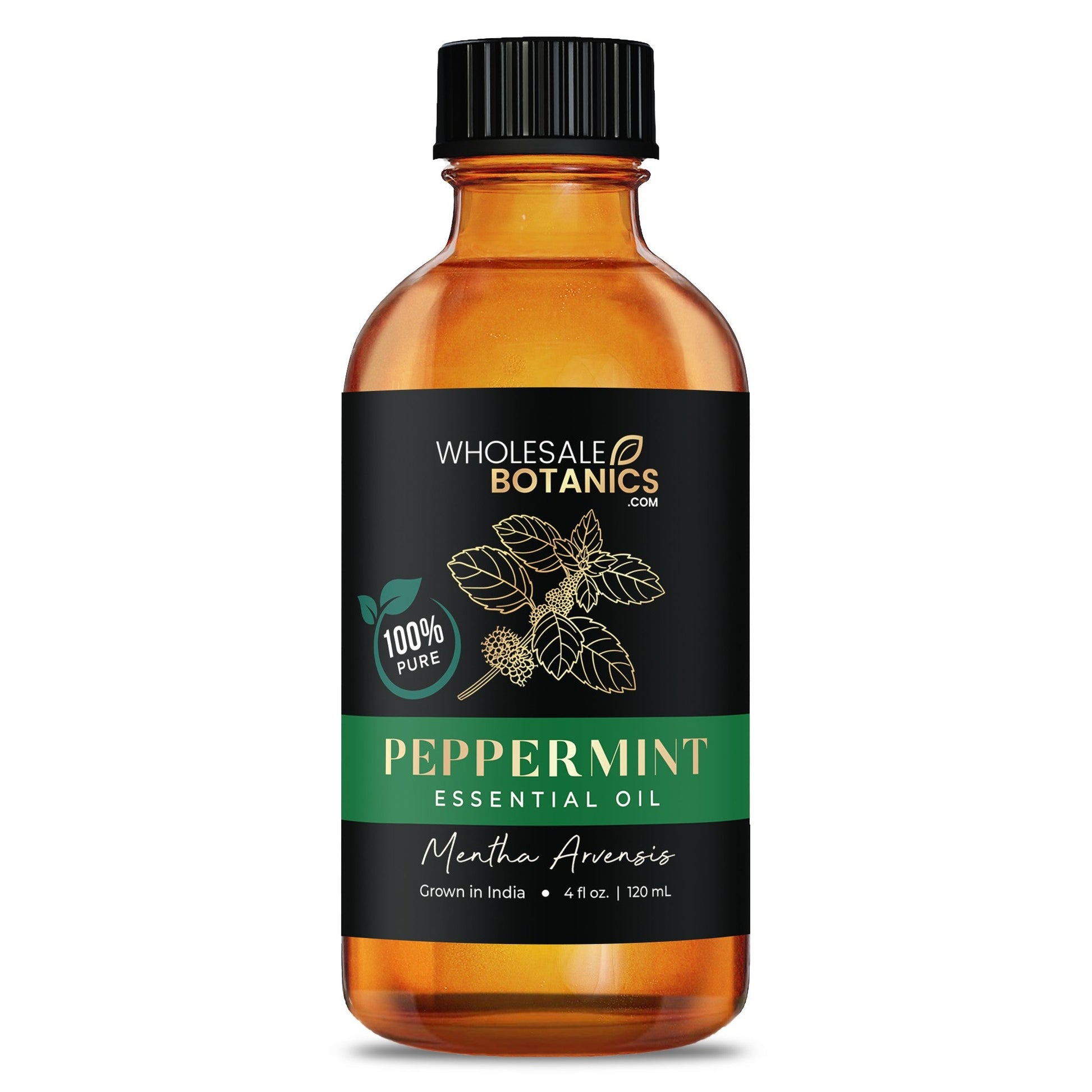 Peppermint Essential Oil – Mentha Arvensis 4 oz Essential_Oil