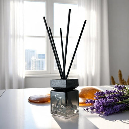 Midnight Tides Crystal-Enhanced Reed Oil Diffuser, 100ml