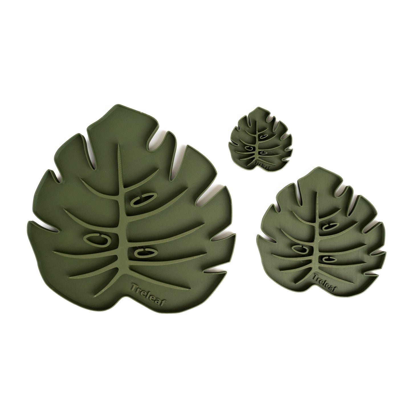 Tera Sausr - Leaf-shaped Pot Saucer - Drip tray for houseplants - Humidity tray