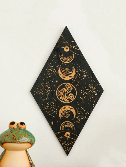 Moon Phase Wall Plaques – Moon Phase 1 PC home decor