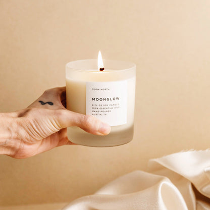 Moonglow - (Patchouli + Cinnamon + Black Pepper) – Frosted Candles