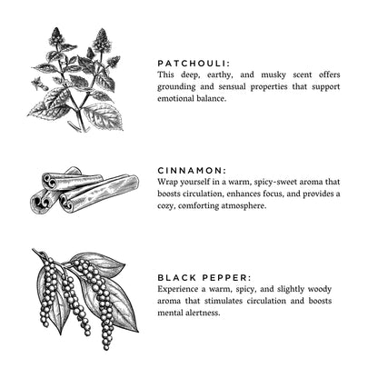 Moonglow - (Patchouli + Cinnamon + Black Pepper) – Frosted Candles