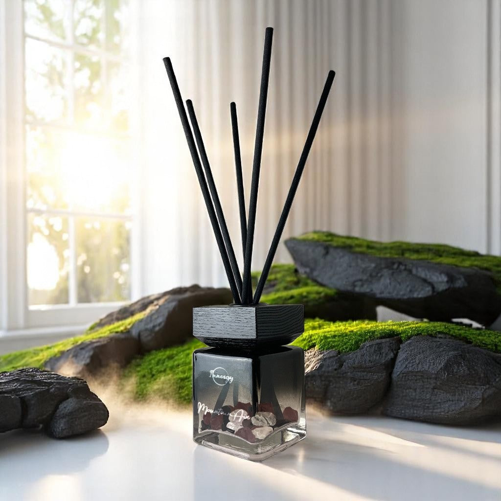 Mountain Air Crystal-Enhanced Reed Oil Diffuser, 100ml