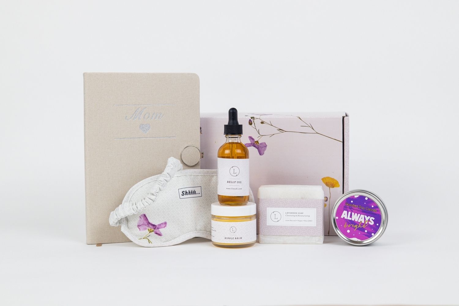 Pampering Mother’s Day Gift Box – Handmade Natural Skincare & Spa Kit – No Gift set for mom