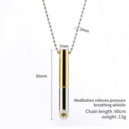 Matching Adjustable Breathing Decompression Ornament Stainless Steel Accessories Necklaces