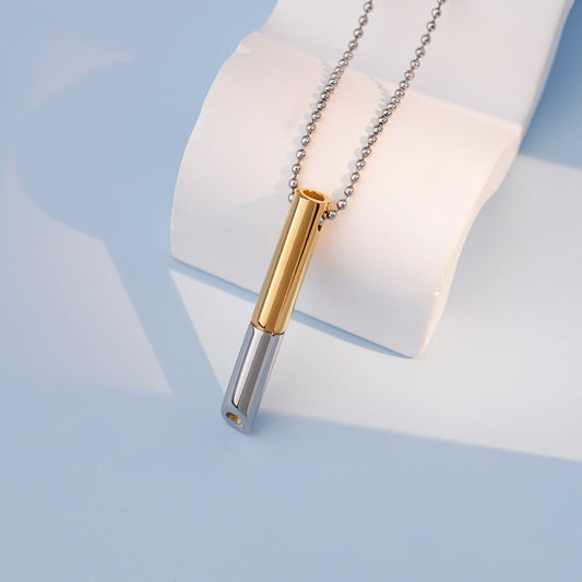 Matching Adjustable Breathing Decompression Ornament Stainless Steel Accessories Necklaces – Necklaces